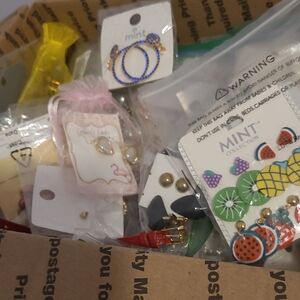 Box Of Womens New Earrings